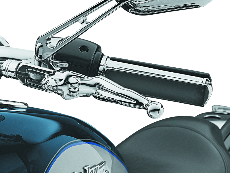 Kuryakyn Silhouette Levers for Harley Davidson 96-Up Cable Models - Chrome Part Number 1049