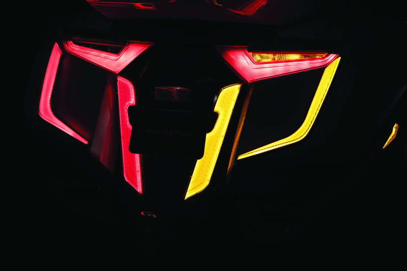 Kuryakyn Omni LED Rear Fender Cover for Honda GL1800 Gold Wing (2018-2020) – Satin Black