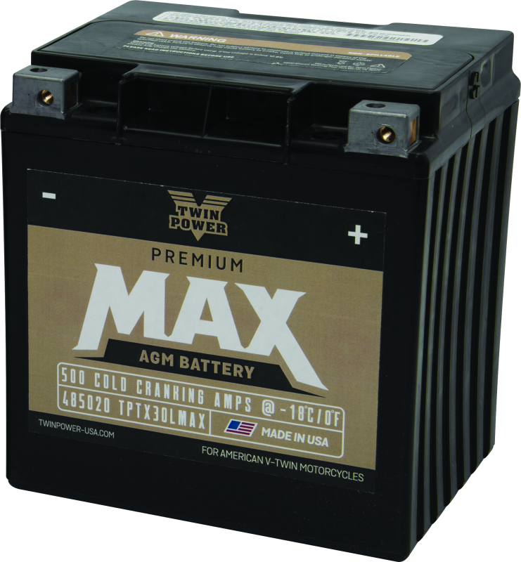 Twin Power GYZ-32HL Premium MAX Factory-Activated AGM Battery for Harley-Davidson