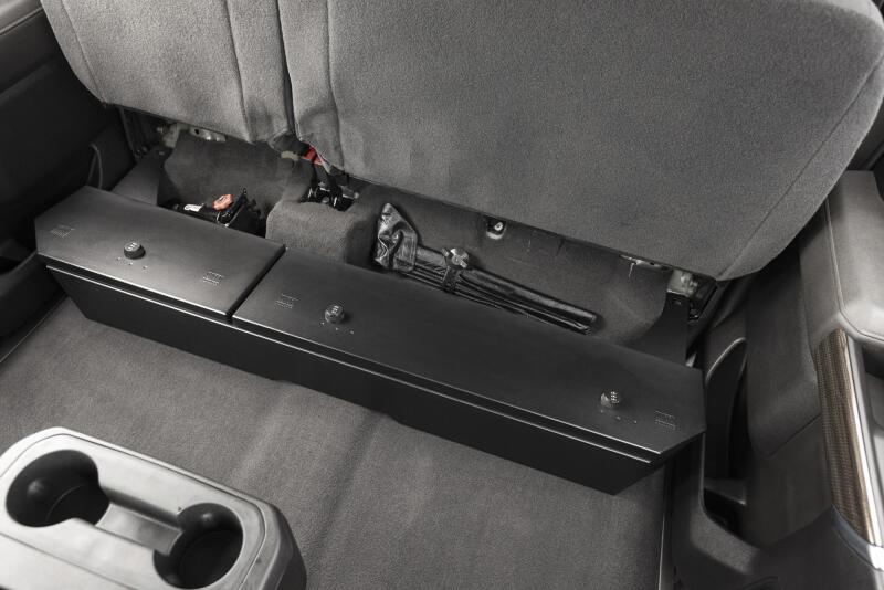 Tuffy Products Underseat Lockbox with Combo Lock for Chevy Silverado and GMC Sierra Crew & Double Cab – Part 352-01-A