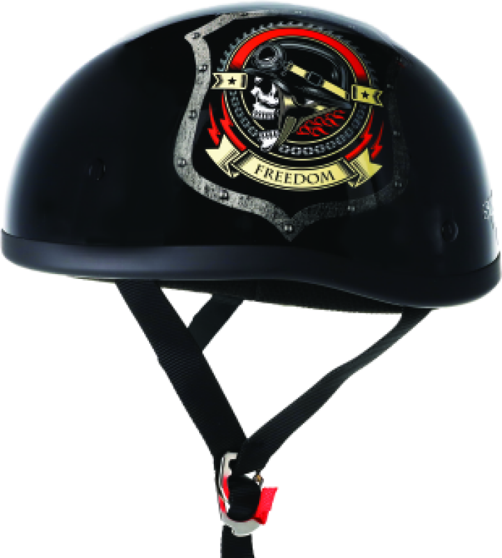 Bikers Choice Skid Lids Freedom Original Helmet - 2XL, D.O.T. Certified, Low-Profile Contoured Design