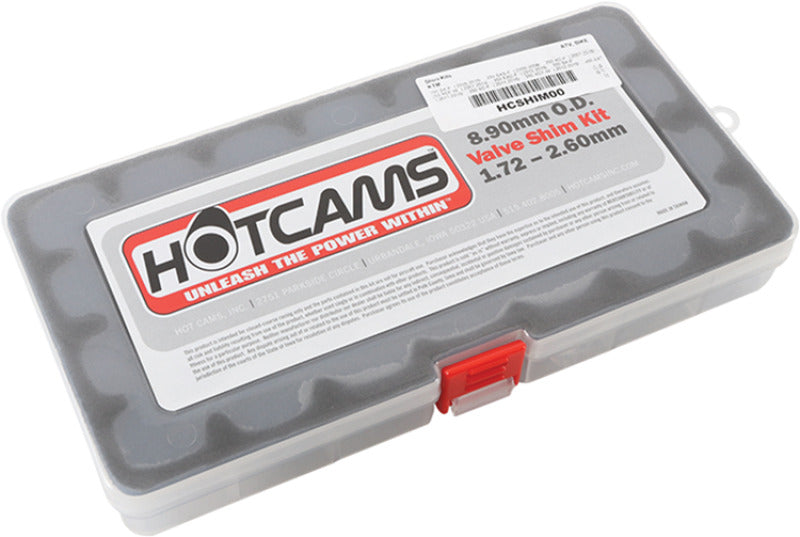 Hot Cams HCSHIM00 Complete Shim Kit for KTM 250 and 450 Models — High-Strength 4140 Steel