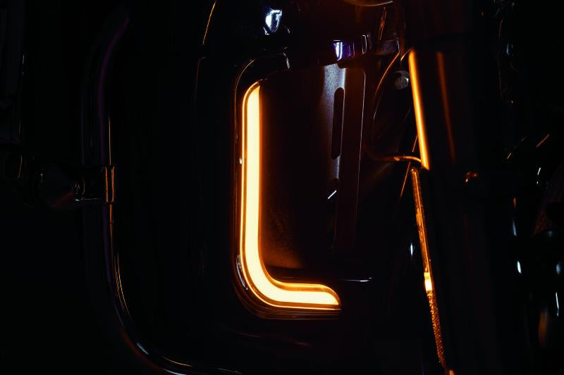 Kuryakyn Tracer LED Fairing Lower Accents Chrome for Harley Davidson Touring Models