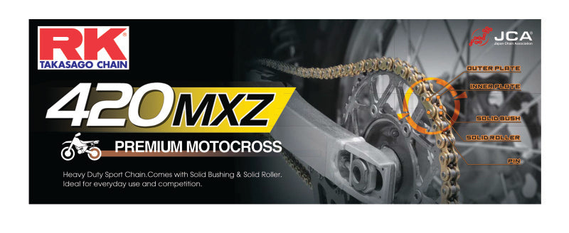 RK Chain 420MXZ-126 Offroad Chain for 150cc Max Engine Applications