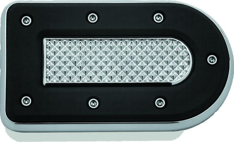 Kuryakyn Heavy Industry Brake Pedal Pad for FL Models - Chrome (Part #7039)