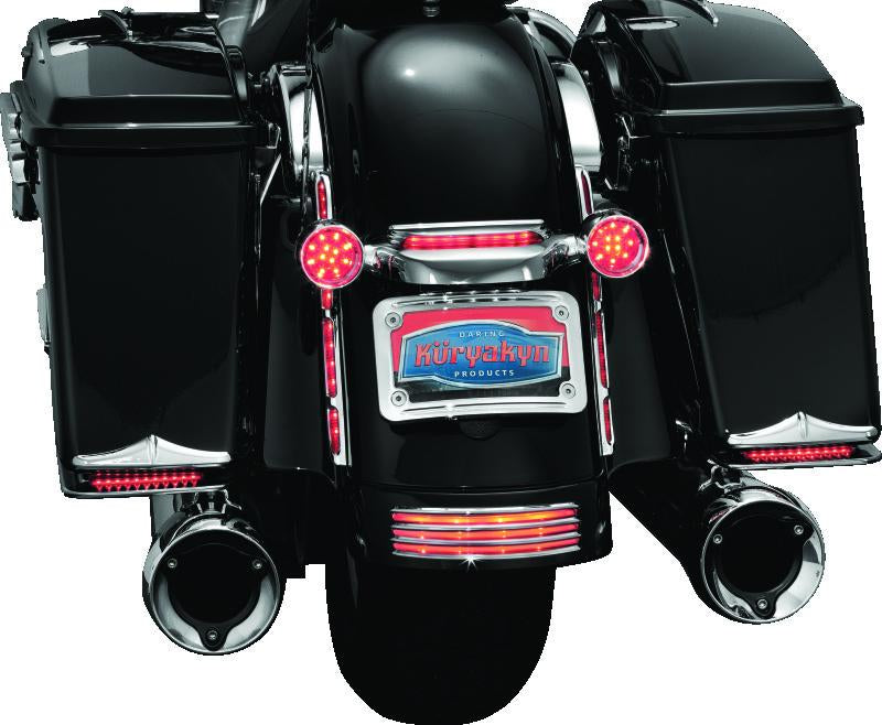Kuryakyn LED Turn Signal Bar Filler Panel for Harley Davidson Street Glide and Road Glide (Part #3154)