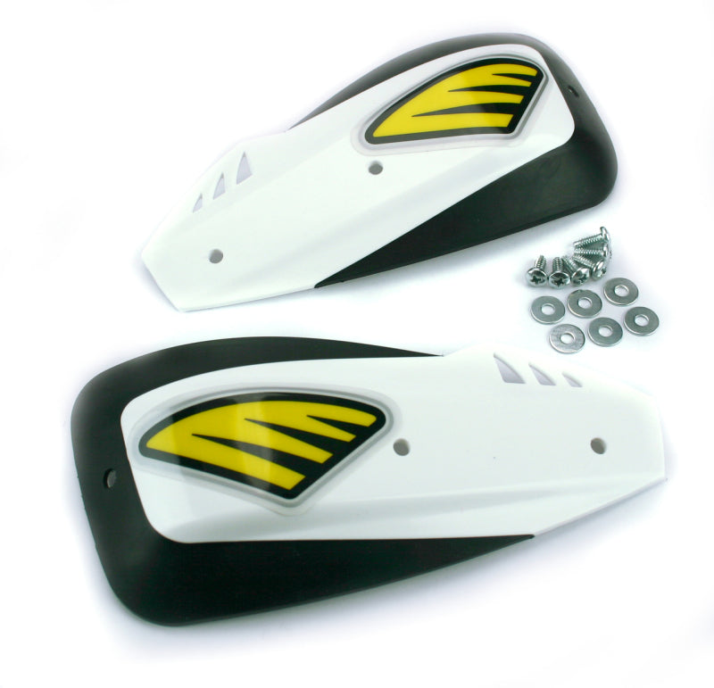 Cycra Series One Enduro DX Handshield - White for Powersports Handguard Protection
