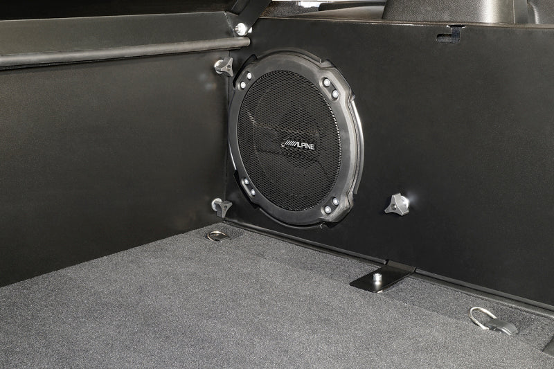 Tuffy Products Deluxe Cargo Enclosure for Jeep Wrangler JL with OEM Subwoofer (Black) – Part #351-01