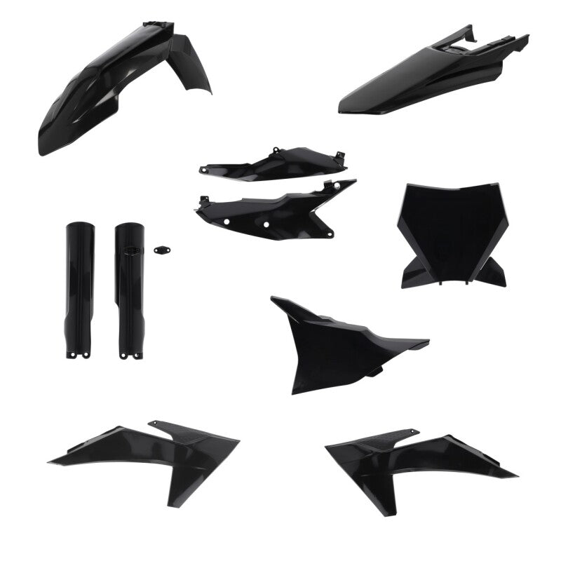 Acerbis 23-24 KTM 125-450 SX and XC Series Plastic Body Kit in Black