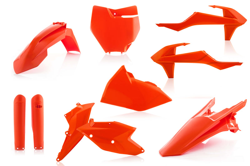 Acerbis 16-18 KTM 125-450 SX/SX-F/XC-F Full Plastic Kit - 16 Orange