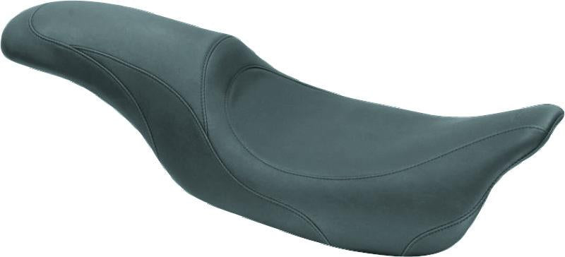 Mustang Motorcycle Tripper Fastback 1-Piece Seat for Harley Davidson 2008-2021, Black