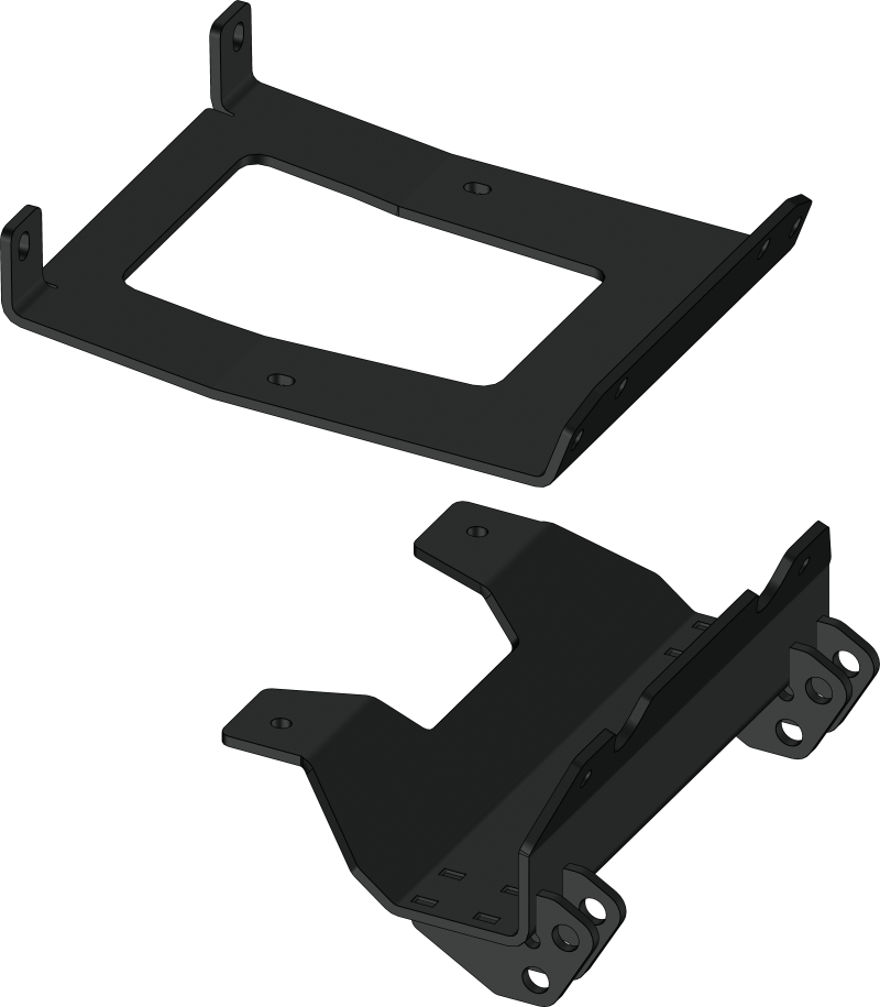 KFI 24+ Polaris Xpedition ADV/5 XP/5 UTV Plow Mount - Durable Powder-Coated Metal Bead Blasted Finish