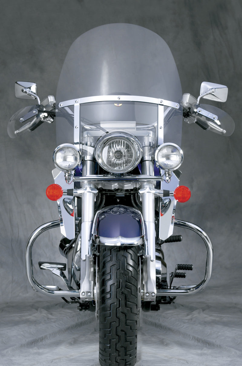 National Cycle Heavy Duty Touring Windshield N2210 – Durable Polycarbonate Cruiser Windshield with Adjustable Center Window