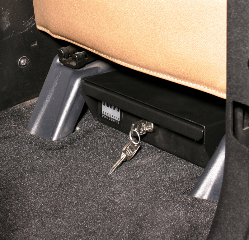 Tuffy Products Conceal Carry Valuables Safe with Locking Mounting Sleeve for Vehicles and Home
