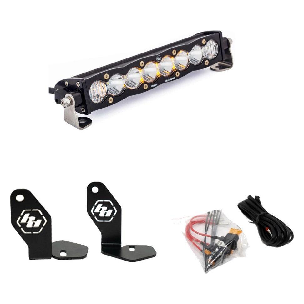 Polaris RZR Pro R S8 10" Hood Mount Kit | Baja Designs