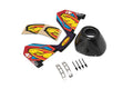 FMF Racing Carbon Replacement End Cap Kit - Powersports Exhaust Cone Cap Replacement Part
