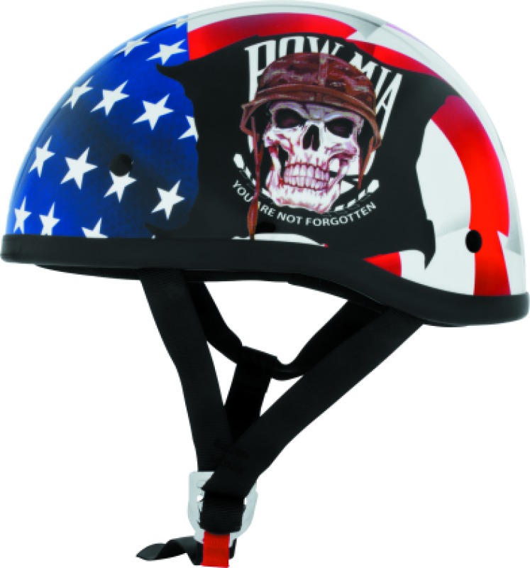 Bikers Choice Skid Lids POW MIA Original Helmet - Medium