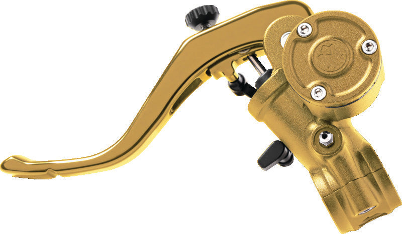 Performance Machine 11/16 Clutch Master Cylinder - Gold Ops for Powersports Bikes