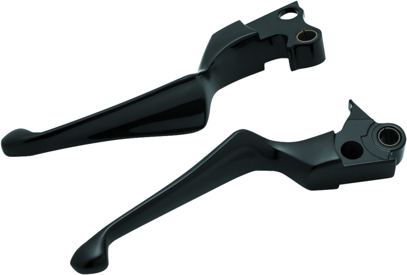 Kuryakyn Boss Blades Lever Set 96-Up Cable for Harley Davidson – Gloss Black