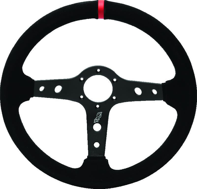 DragonFire Racing Iron Series Shallow Steering Wheel - Race-Inspired Design with Lightweight Aluminum Construction