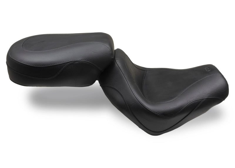 Mustang Motorcycle Sport Touring 2-Piece Seat for Honda VTX1300C (2004-2009) - Black
