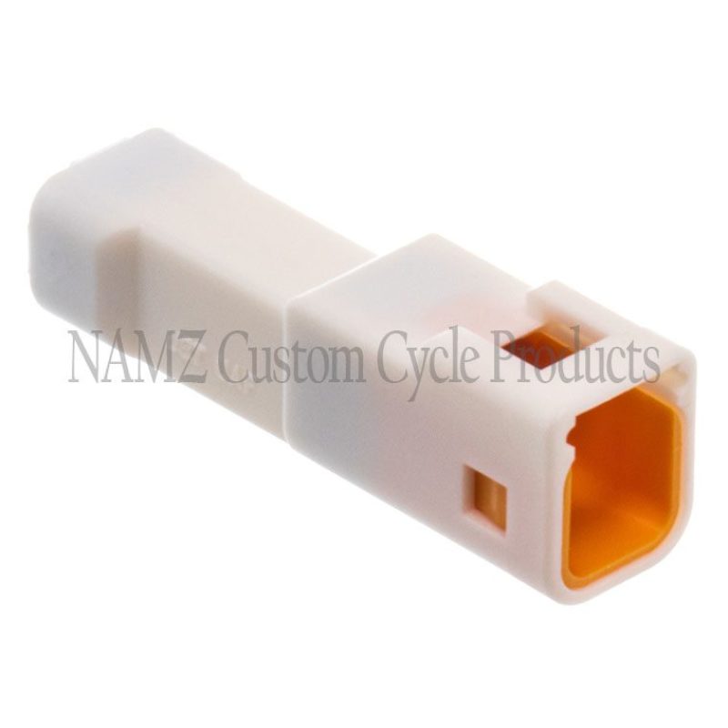 NAMZ JST 2-Position Male Connector Tab with Wire Seal - Powersports Electrical Component