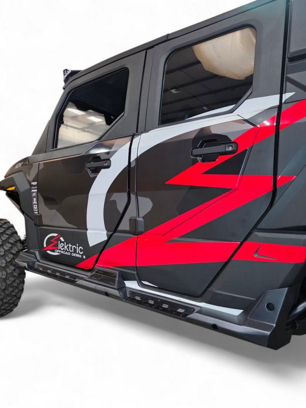 Elektric Offroad Volt Series Rock Sliders for 2024 Polaris Xpedition ADV 5 - 4 Seat