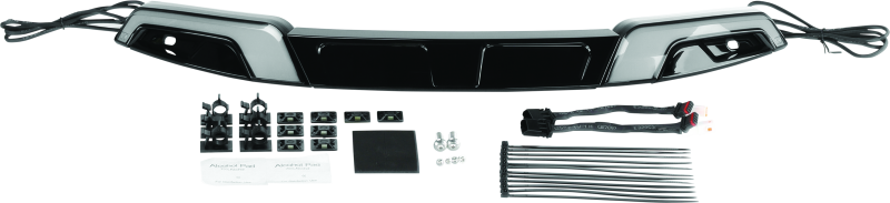 Kuryakyn Tracer Windshield Trim for Harley Davidson FLH Models - Black