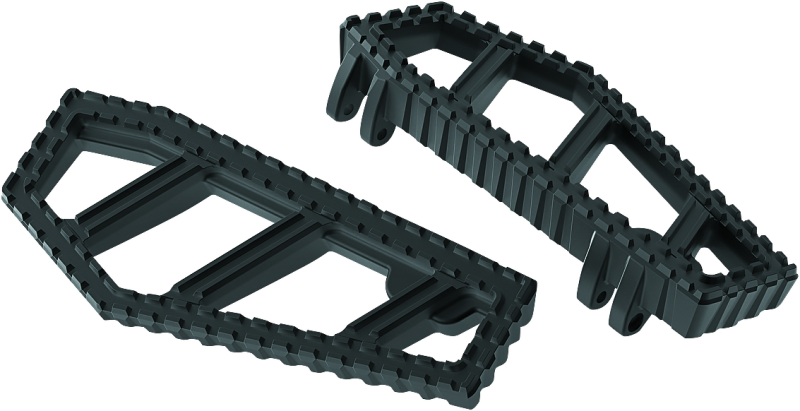 Kuryakyn Riot Floorboards Satin Black - Durable Off-Road Motorcycle Footrests