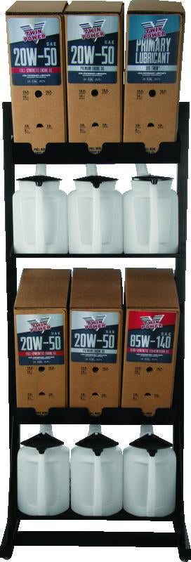 TwinPower 6-Gallon Bag-In-Box Dispenser Rack for Powersports Lubricants
