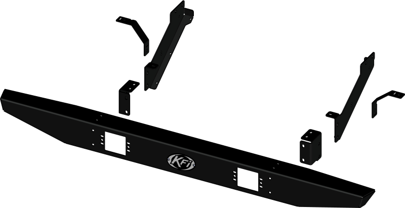 KFI 102340 Can-Am Defender HD11 / MAX Formed Rear Bumper – Durable Steel Powder-Coated Black Textured Finish
