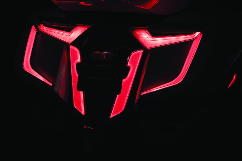 Kuryakyn Omni LED Rear Fender Cover for Honda GL1800 Gold Wing (2018-2020) – Satin Black