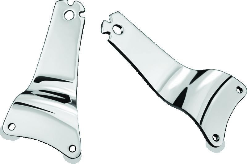 Kuryakyn Fixed Mounts for Multi-Purpose Backrest - Chrome (Part #1666)