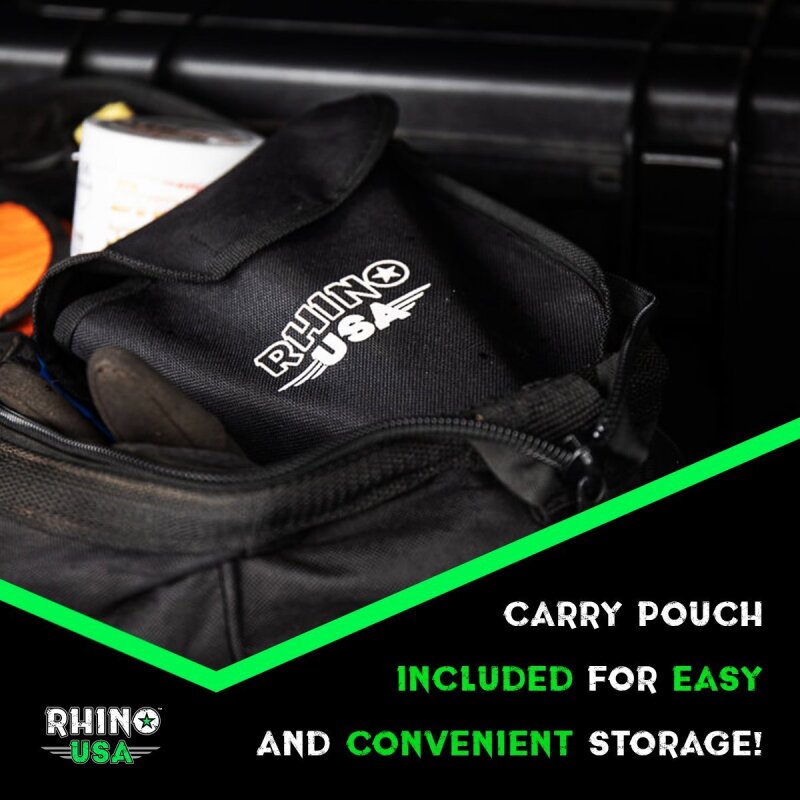 Rhino USA Folding Recovery Shovel with Pick - RNO-ETOOL for Off-Road and Powersports Use