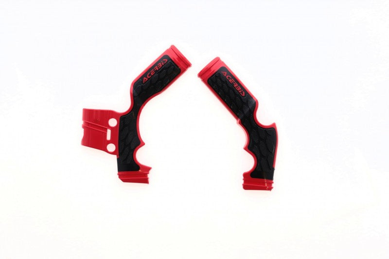 Acerbis X-Grip Frame Guard for KTM SX65, Husqvarna TC65, GasGas MC65 – Red/Black