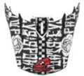 EVS T5 Evilution Helmet Visor - Titanium Replacement Part