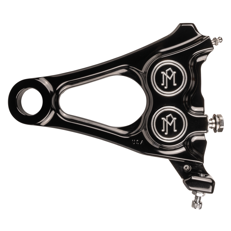 Performance Machine Rear Brake Caliper 1-Piece 125x4R Contrast Cut for M8 Softail