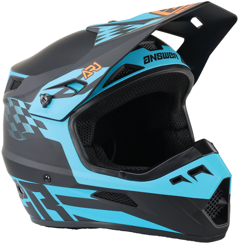 Answer AR1 Sweep Youth Helmet Black/Astana/Hyper Orange - Large