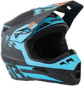 Answer AR1 Sweep Helmet Black/Astana/Hyper Orange XL – DOT and ECE Certified Powersports Helmet