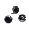 Mustang Motorcycle Studs 12.5mm (Bag of 10) - Black by Mustang Motorcycle Part #78089