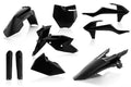 Acerbis 16-18 KTM 125-450 SX/SX-F/XC-F Full Plastic Kit in Black