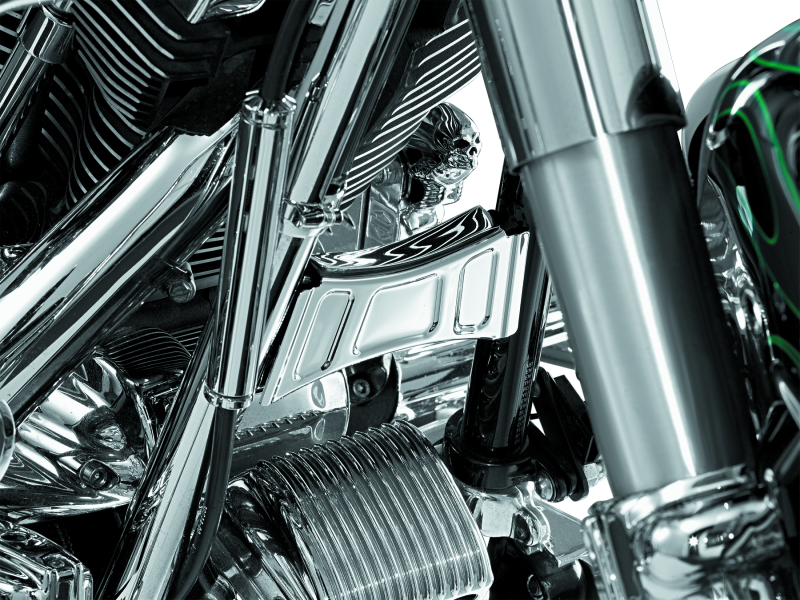 Kuryakyn Downtube Cross Brace Cover for Harley-Davidson Touring 1999-2013 Chrome Part 7774