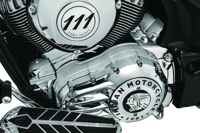 Kuryakyn Transmission Cover for Indian Motorcycles - Chrome Finish (Part #5696)