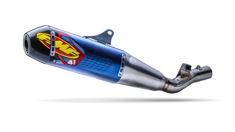 FMF Racing Honda CRF450X 2019-2025 Anodized Titanium Factory 4.1 RCT Exhaust Muffler with Carbon End Cap