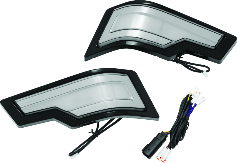 Kuryakyn Tracer Tour Pak Rear Lights with Black Smoke Lens – Part Number 2955