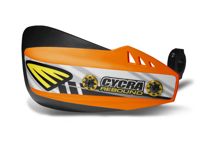 Cycra Rebound Guard with Orange Shield – Durable Billet Aluminum and Polypropylene Construction for Powersports