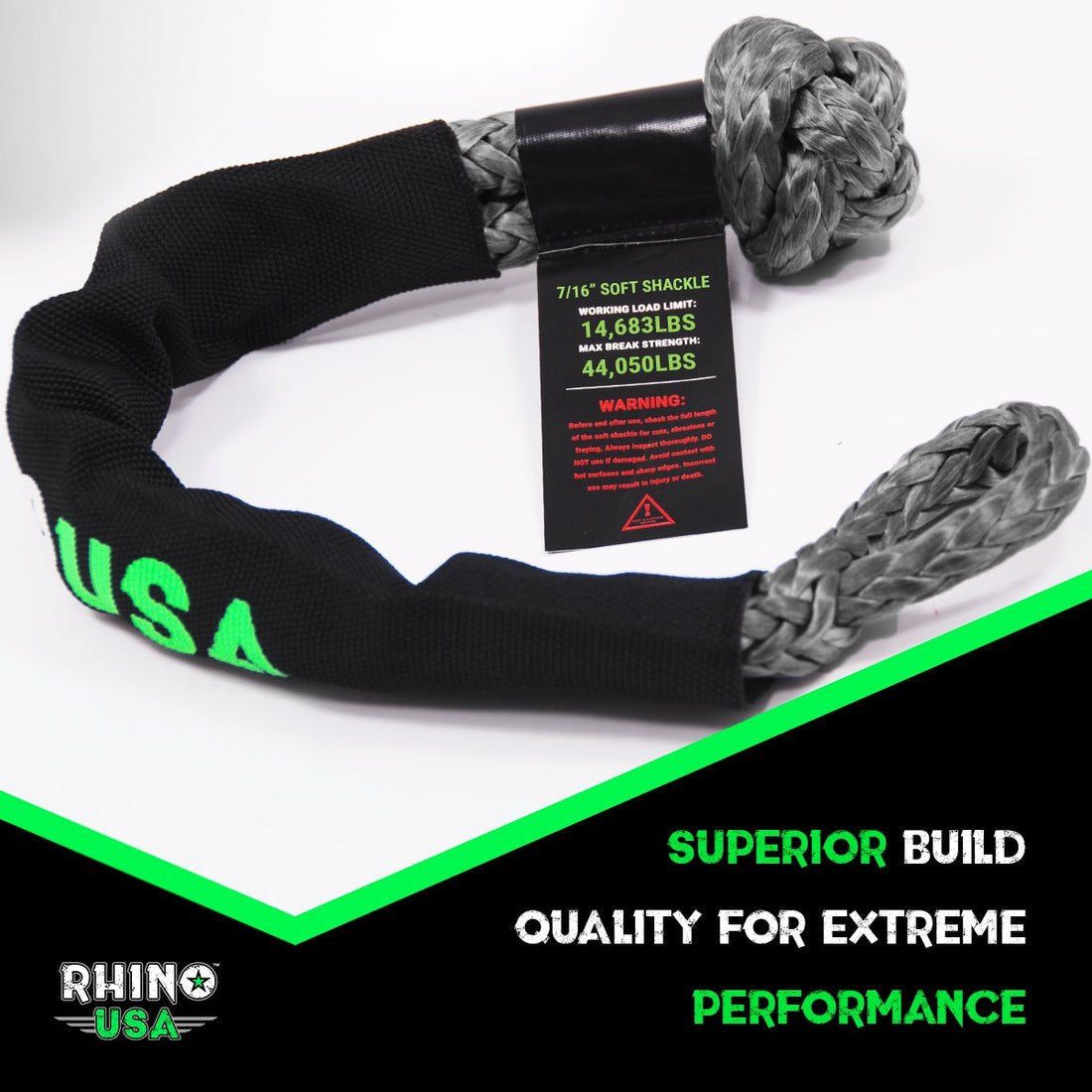 7/16" Synthetic Soft Shackles