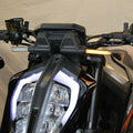 New Rage Cycles 18+ KTM 790 Duke Front Turn Signals - Bright LED Indicators with Black Textured Finish