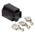 NAMZ Replacement Female Headlamp Socket & Terminal Kit - Part NHSK-01 for Powersports Vehicles