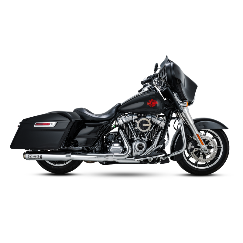 Vance & Hines Part 16721 Stainless 2-Into-1 Upsweep Exhaust for Harley-Davidson Touring - Chrome